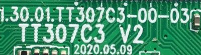KIT DE TARJETAS PARA TV WESTINGHOUSE / NUMERO DE PARTE MAIN W20108-SY / TT307C3 V2 / TL2005026A / 303100110205V02302 / NUMERO DE PARTE T-CON N2TCV500UHDU1-T01W_A2 / CV500UH-T01 / PANEL T500-T-DLEDAF / MODELO WD50FB1200 - Imagen 3
